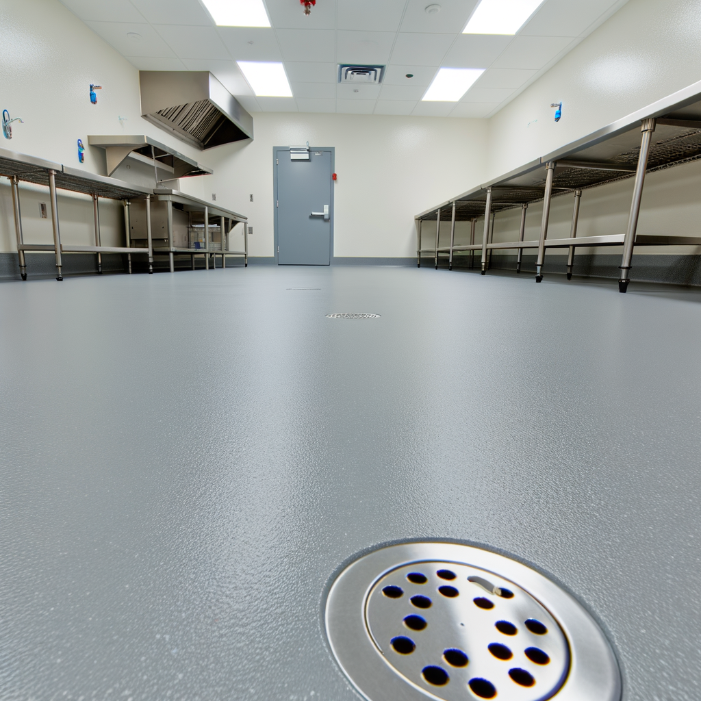 5,000 sq ft commercial warehouse epoxy floor in Providence RI