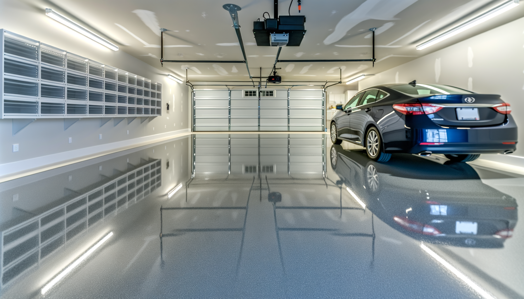 Professional garage floor epoxy coating
